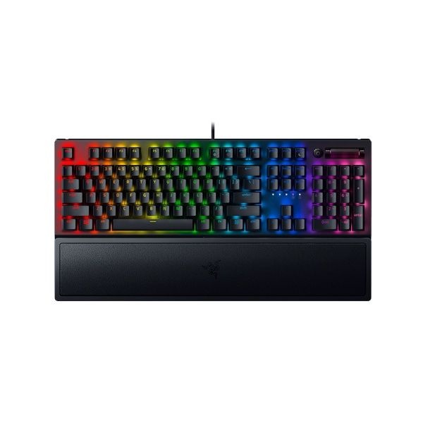 RAZER 유선 기계식 키보드, BlackWidow V3 Linear KR 블랙위도우 V3 리니어 옐로우축, 한영자판 블랙 USB