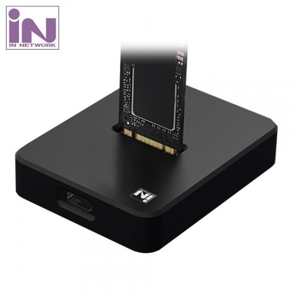 인네트워크 SSD 도킹스테이션 IN-DK1P INV154 1베이 M.2 SATA&NVMeUSB3.1 Gen2 4051038